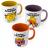 Lot de 3 mugs collection  MONSIEUR MADAME modèle Madame multicolore