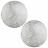 Lot de 2 sets de table rond 40x40 cm collection PHUKET argent