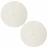 Lot de 2 sets de table rond tresse 34x34 cm collection KO LIPE beige