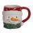 Mug 35 cl collection CHRISTMAS TIME modèle bonhomme de neige