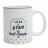 Mug en céramique 33 cl collection MALY modèle best friends blanc