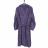 Peignoir col châle ROYAL CRESENT éponge coton taille XL violet prune