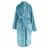 Peignoir col châle adulte DORIS micro fourrure taille L bleu turquoise