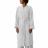 Peignoir col kimono KEA mousseline de coton taille L-XL blanc neige