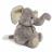 Peluche 23 cm polyester collection TERRE SAUVAGE éléphant gris blanc