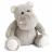 Peluche 25 cm polyester collection DANS LA SAVANE hippopotame gris