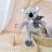 Peluche 25 cm polyester collection COPAINS CALINS koala gris