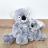 Peluche 25 cm en 100% polyester collection SWEETY MOUSSE koala gris