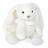 Peluche lapin 30 cm polyester collection PREPPY CHICS blanc