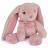 Peluche lapin 30 cm polyester collection PREPPY CHICS rose