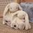 Peluche lapin 32 cm polyester collection LE LAPIN beige vanille