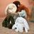 Peluche lapin 32 cm polyester collection LE LAPIN blanc