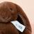 Peluche lapin 32 cm polyester collection LE LAPIN marron café