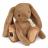 Peluche lapin 32 cm polyester collection LE LAPIN marron noisette