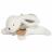 Peluche lapin polyester 25 cm collection HAPPY WILD blanc/beige