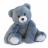 Peluche 25 cm polyester collection OSCAR ours bleu jean