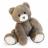 Peluche 25 cm polyester collection OSCAR ours marron taupe