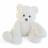 Peluche 35 cm polyester collection OSCAR ours blanc ivoire