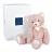 Peluche ours 40 cm polyester collection PREPPY CHICS rose