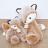 Peluche 25 cm polyester collection SWEETY MOUSSE renard marron