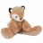 Peluche 25 cm polyester collection SWEETY MOUSSE renard marron