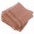 Lot de 2 serviettes invité 100% coton 33x50cm VIVID marron Terre cuite