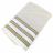 Serviette de toilette 100% coton 50x100cm SANTORINI liteau jaune