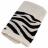 Serviette de toilette absorbante 100% coton 50x100cm ZEBRA bordure beige