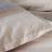 Taie d'oreiller 65x65 cm en 100% percale de coton ESTEBAN gris beige