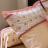 Taie d'oreiller 65x65 cm 100% coton INOUK rose/beige