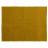 Tapis rectangulaire 130x170 cm pur coton MOOREA jaune gold