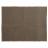 Tapis rectangulaire 130x170 cm pur coton MOOREA marron tabac