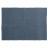 Tapis rectangulaire 170x240 cm pur coton MOOREA bleu ardoise