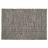 Tapis rectangulaire 170x240 cm pur coton MOOREA noir granit