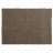 Tapis rectangulaire 170x240 cm pur coton MOOREA marron tabac