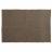 Tapis rectangulaire 60x90 cm pur coton collection MOOREA marron tabac