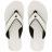 Tong bride large en cuir de la collection SPERONE taille 38/39 Blanc